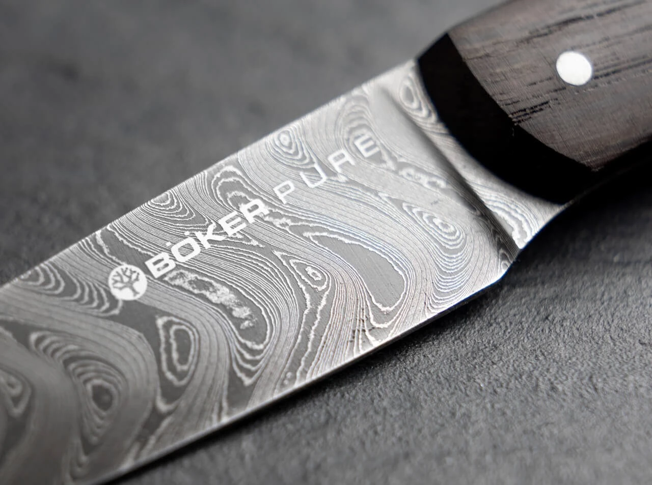 Damast Pure Räuchereiche Spickmesser 6 Damast Pure Räuchereiche Spickmesser – Bild 4