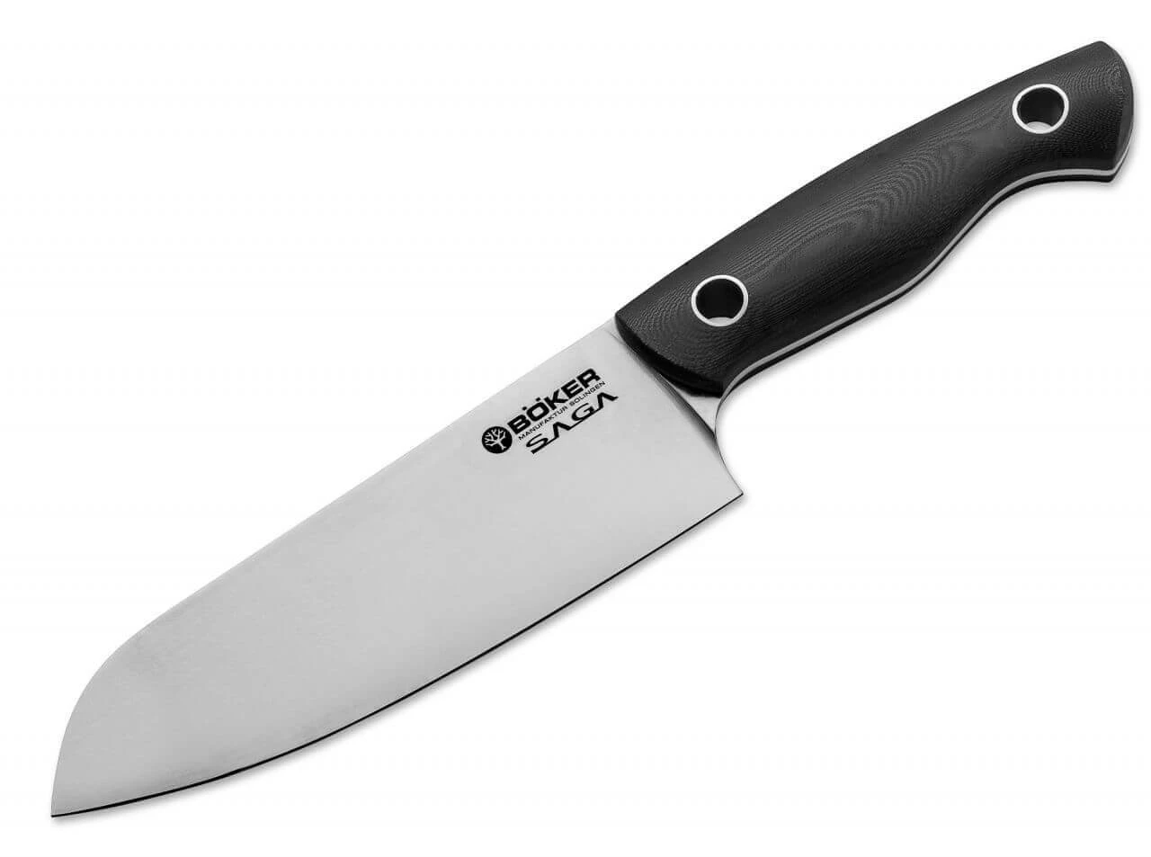 Saga Santoku G10 Satin 3 Saga Santoku G10 Satin