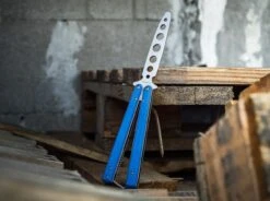 BHQ Balisong Trainer Blue -Magnum Store boeker plus bhq balisong trainer blue 01bo714 4 1280x1280