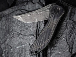 Synergy 3 Damascus G10 CF Black Tanto -Magnum Store civivi synergy 3 damascus g10 cf black tanto 01we724dam 5 1280x1280