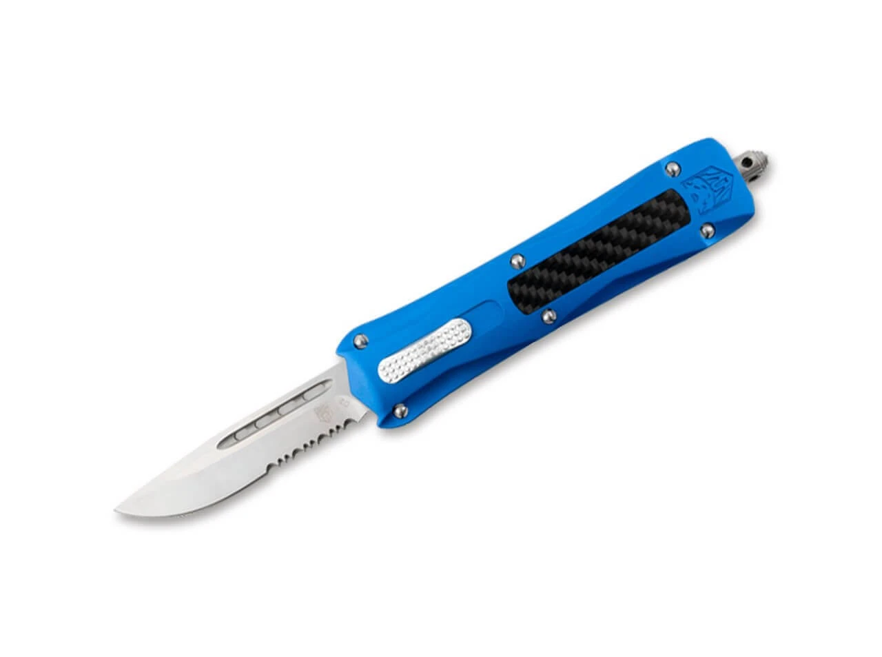 Blue Queen Cobra Drop Serrated 3 Blue Queen Cobra Drop Serrated