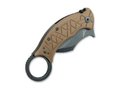 Tribal K Titanium Bronze Black PVD -Magnum Store fox knives tribal k titanium bronze black pvd 01fx997 2 1280x1280