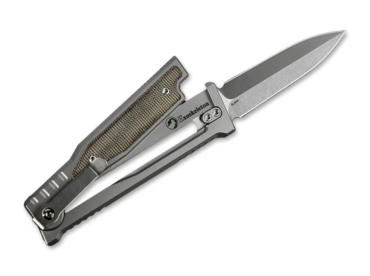 EXO-M Green Micarta Double Edge 4 EXO-M Green Micarta Double Edge – Bild 2