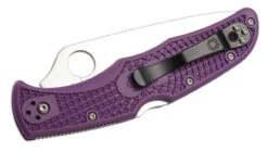 Spyderco Endura Flat Ground Violett -Magnum Store spyderco endura flat ground violett 01sp662 2 1280x1280