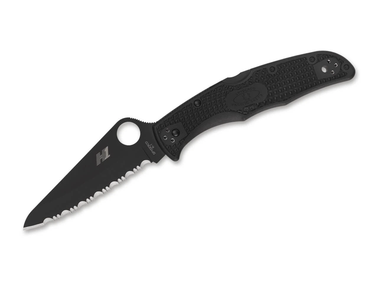 Spyderco Pacific Salt 2 All Black Serrated 3 Spyderco Pacific Salt 2 All Black Serrated