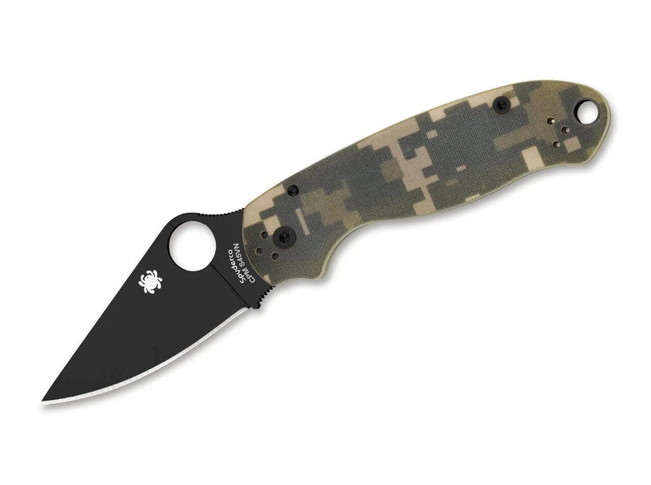 Spyderco Para 3 Camo Black Blade 3 Spyderco Para 3 Camo Black Blade